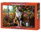 1000 Piece Jigsaw Puzzle, Blooming Cat Meditation, Cat puzzle, Flower scenery, Charming view, Adult Puzzle, Castorland C-105342-2
